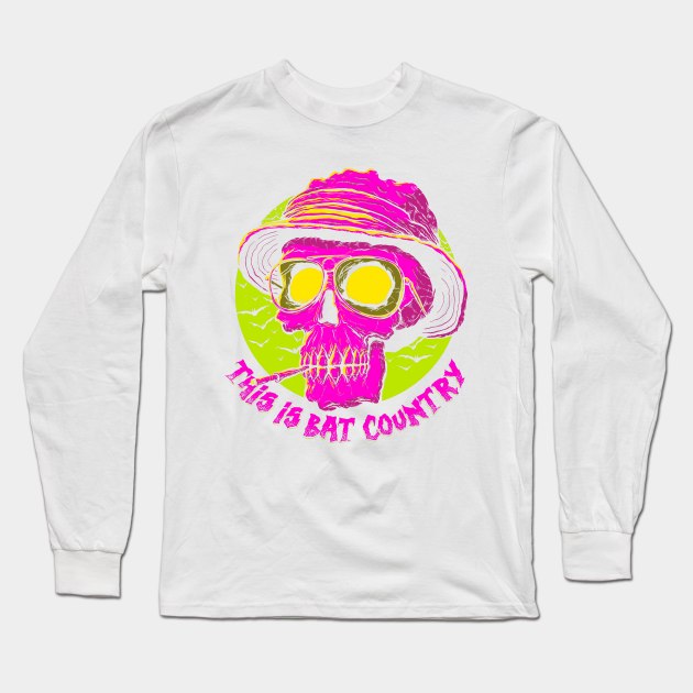 This Is Bat Country Long Sleeve T-Shirt by ElScorcho